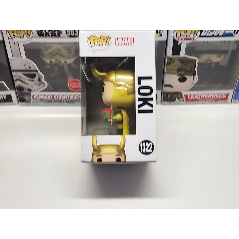 Funko Pop! Marvel Loki #1322 Hot Topic Exclusive Christmas Vinyl Figure 2023